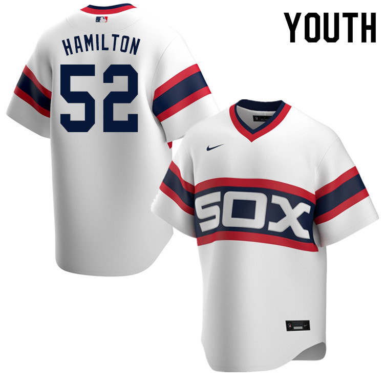 Nike Youth #52 Ian Hamilton Chicago White Sox Baseball Jerseys Sale-White